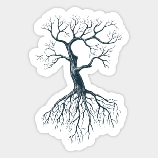 Tree without leaves Sticker